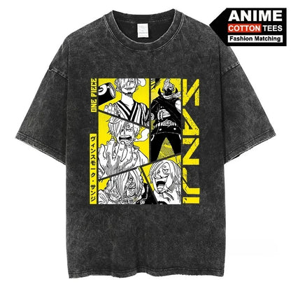 ONEPIECE SANJI V1 VINTAGE OVERSIZE TEE