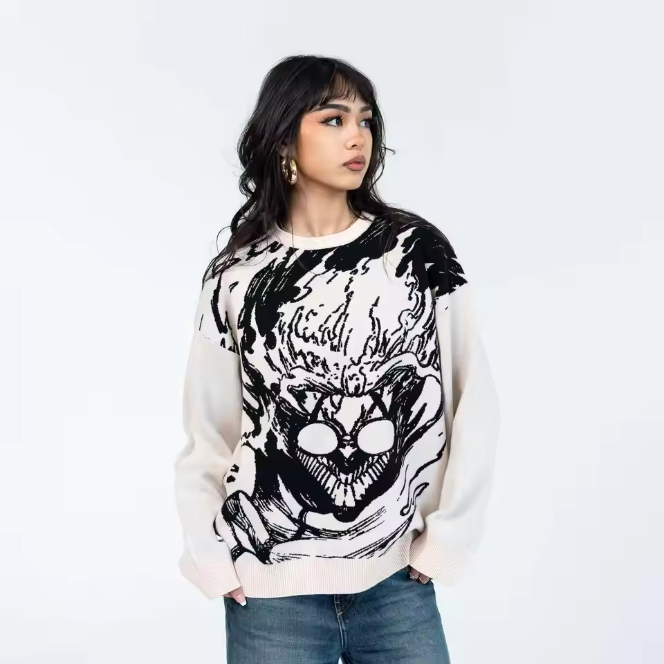 DANDADAN Knit Sweater T-shirt