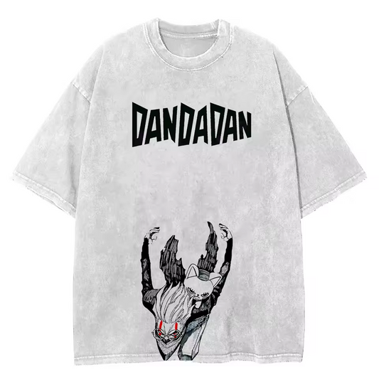 DANDADAN WHITE VINTAGE T-SHIRT