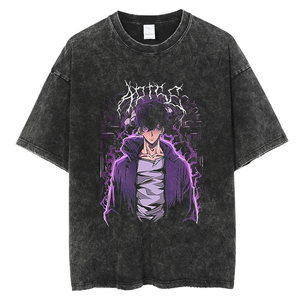 JIN WOO AWAKENING VINTAGE OVERSIZE TEE