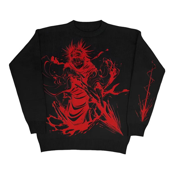 Choso Blood Manipulation Knit Sweater