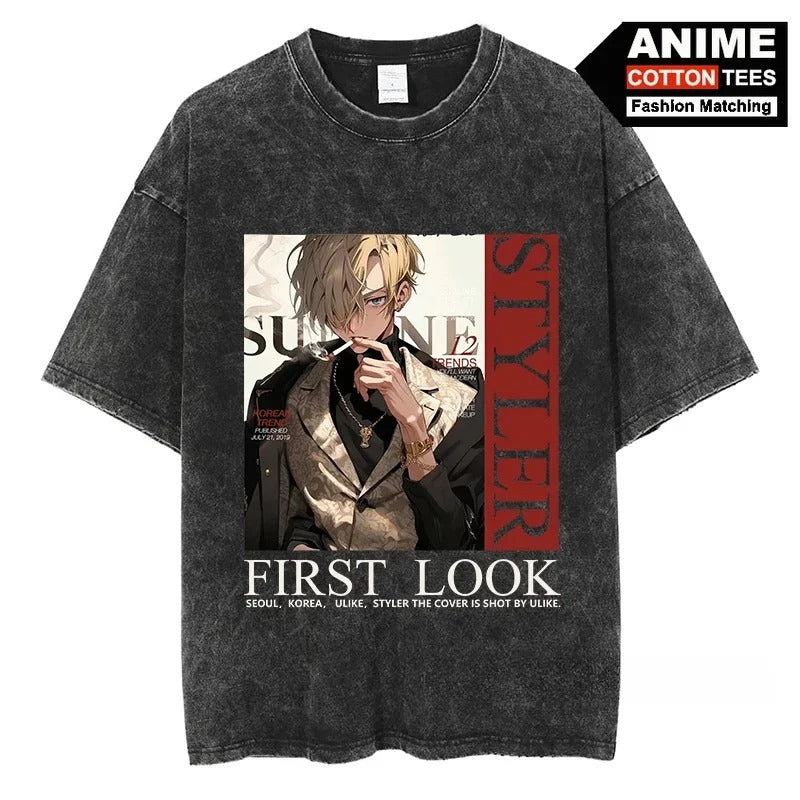 ONEPIECE SANJI V3 VINTAGE OVERSIZE TEE