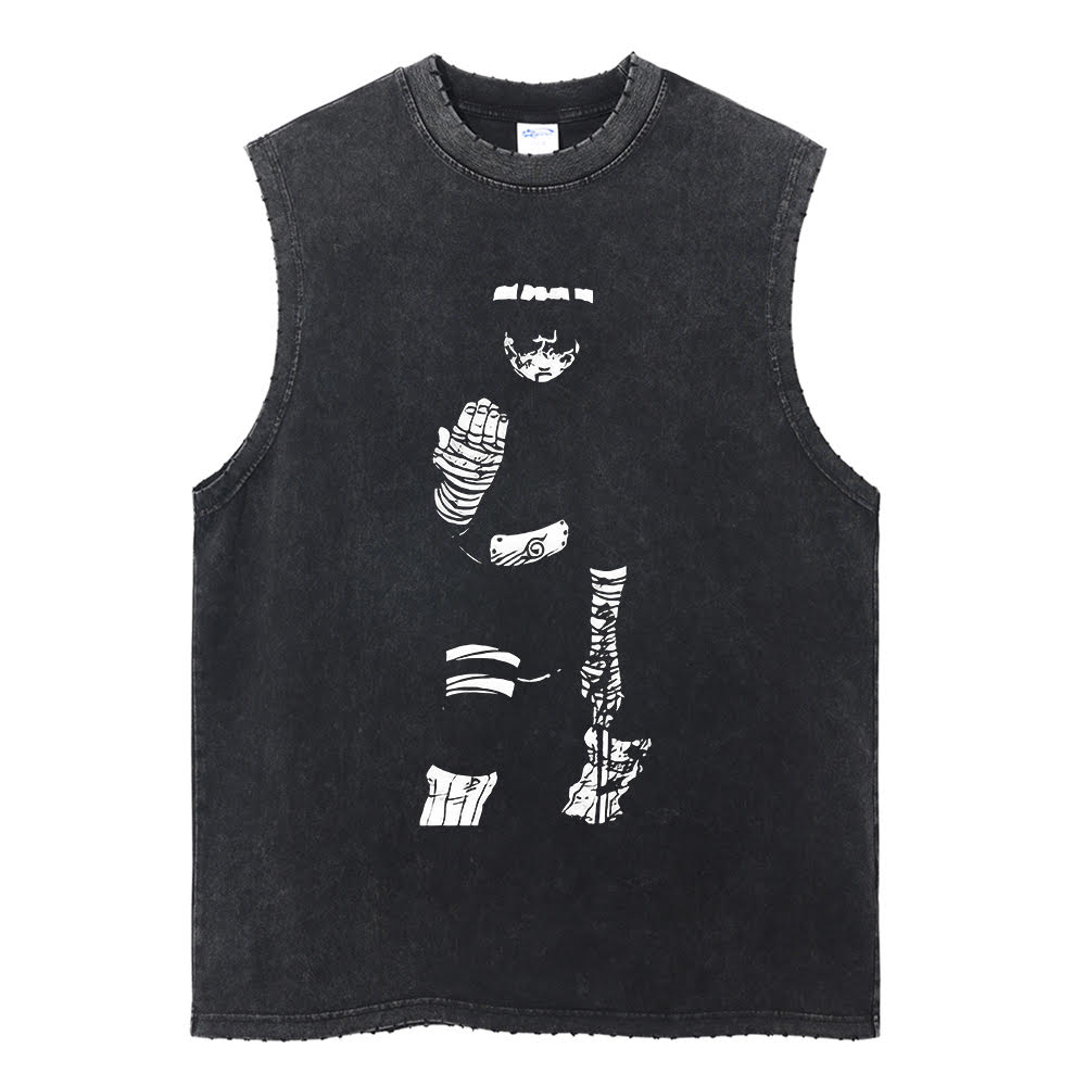 Rock Lee "Taijutsu Master" Vintage Tank Top