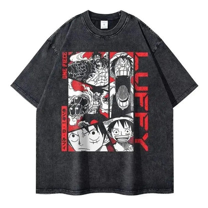 LUFFY GEAR 4TH V1 VINTAGE OVERSIZE TEE