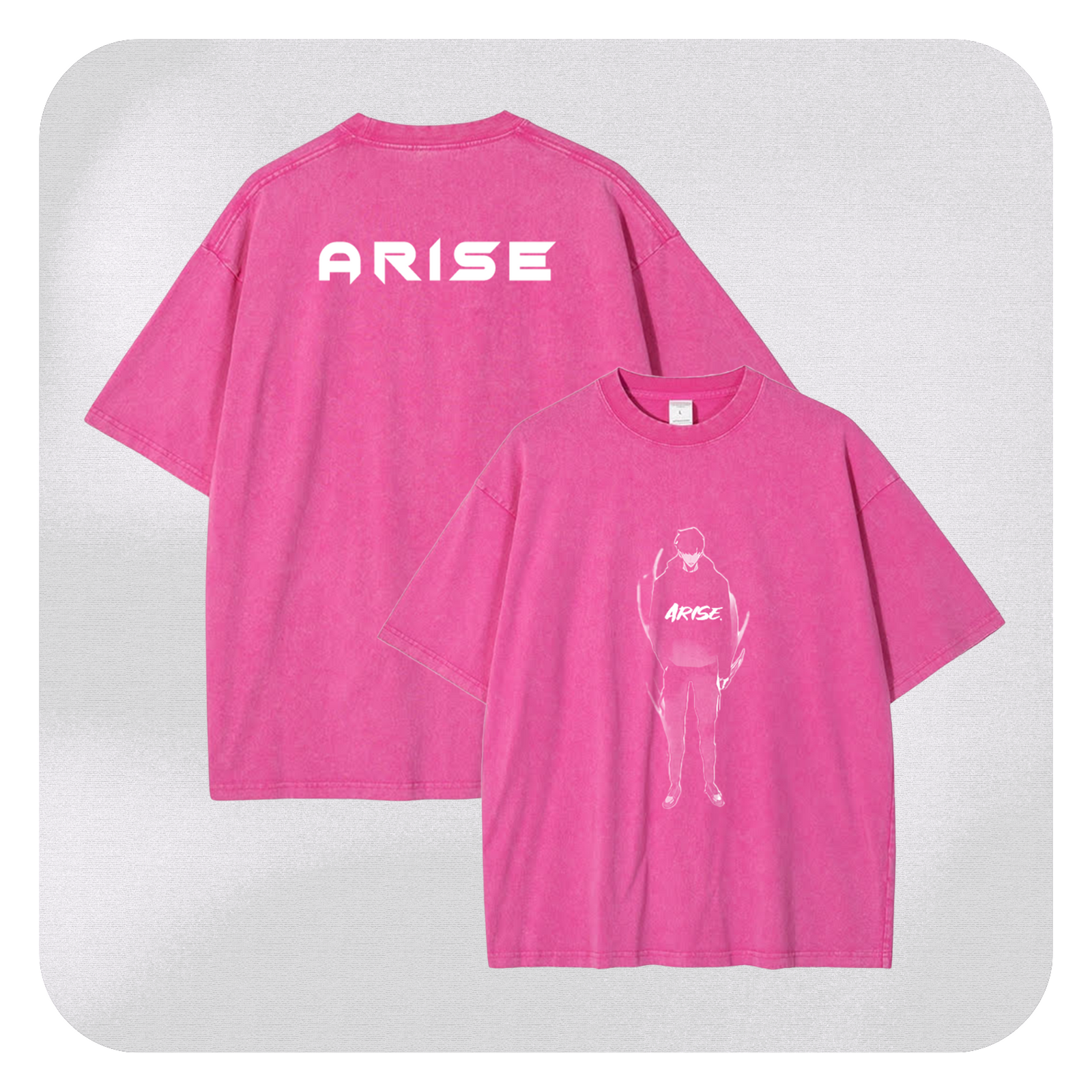 ARISE JIN WOO VINTAGE OVERSIZE TEE