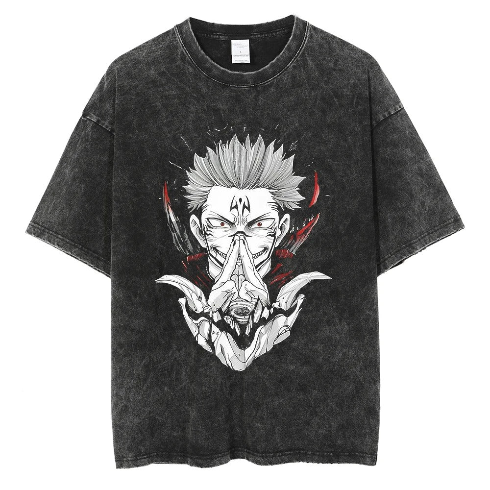 SUKUNA V1 VINTAGE OVERSIZE TEE