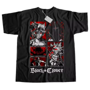 Black Clover "Asta Red Grid" Graphic T-Shirt