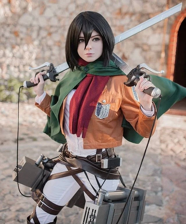 Mikasa Ackerman Cosplay Scarf