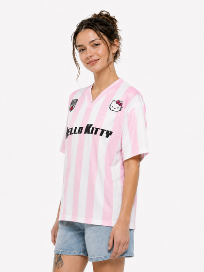 Pink Kitty Anime Soccer Jersey