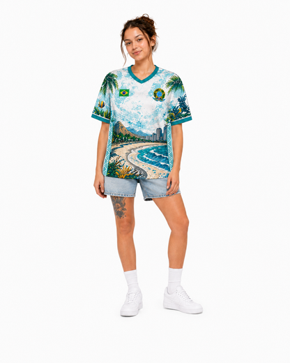 Brazil Graphic Soccer Jersey