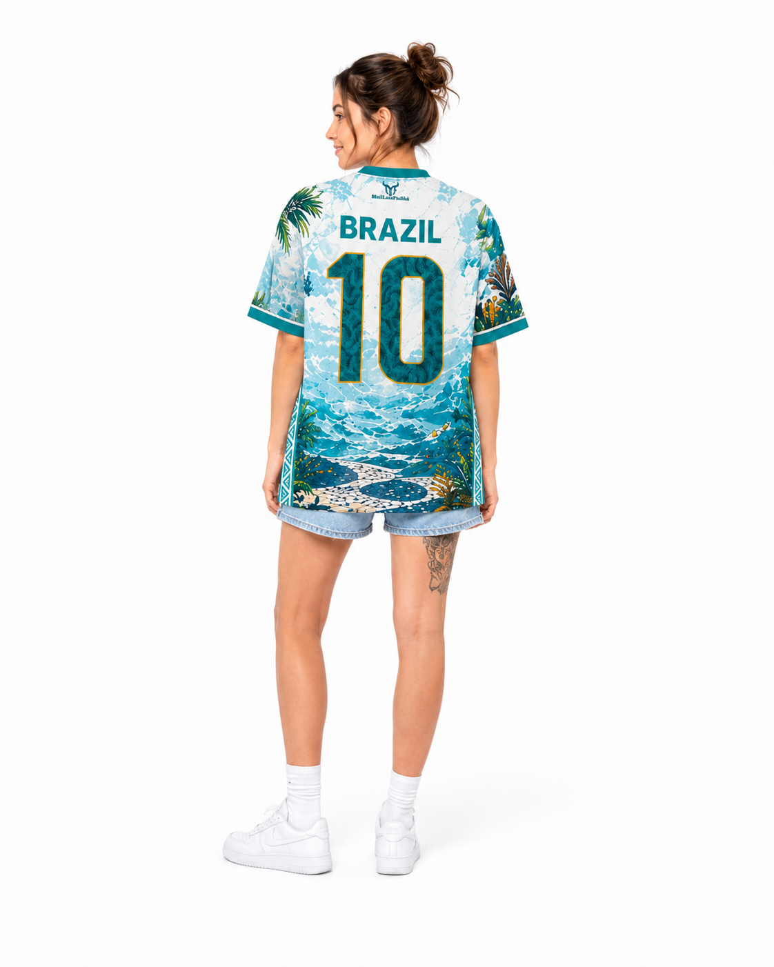 Brazil Graphic Soccer Jersey