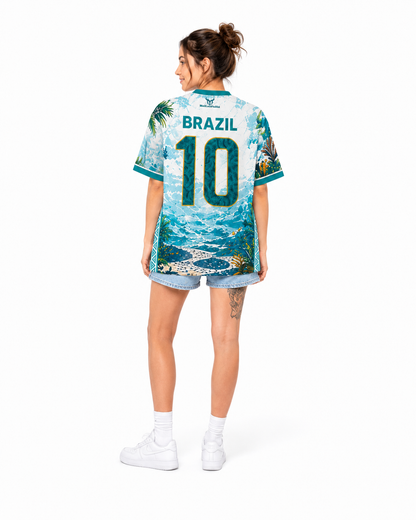 Brazil Graphic Soccer Jersey