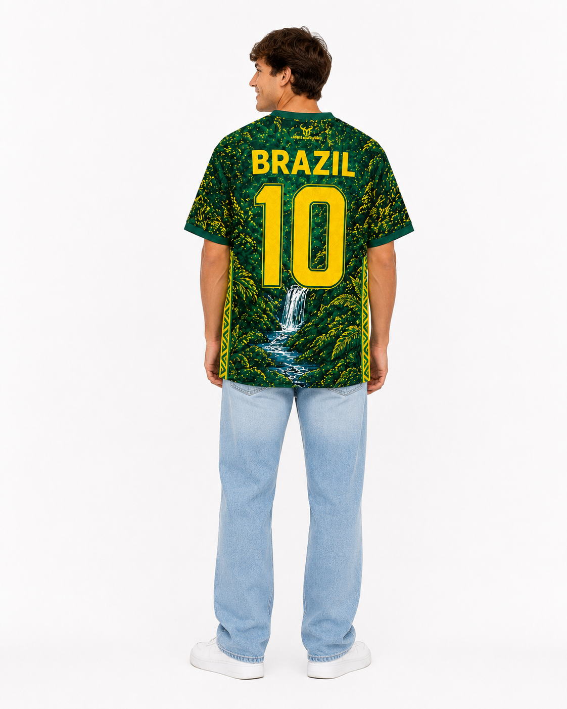 Brazil Graphic Soccer Jersey
