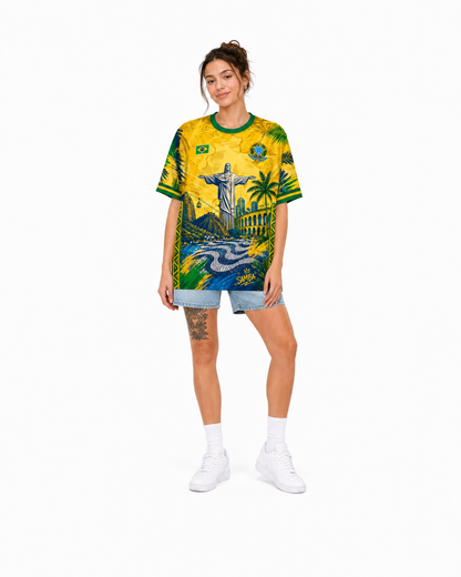 Brazil Graphic Soccer Jersey