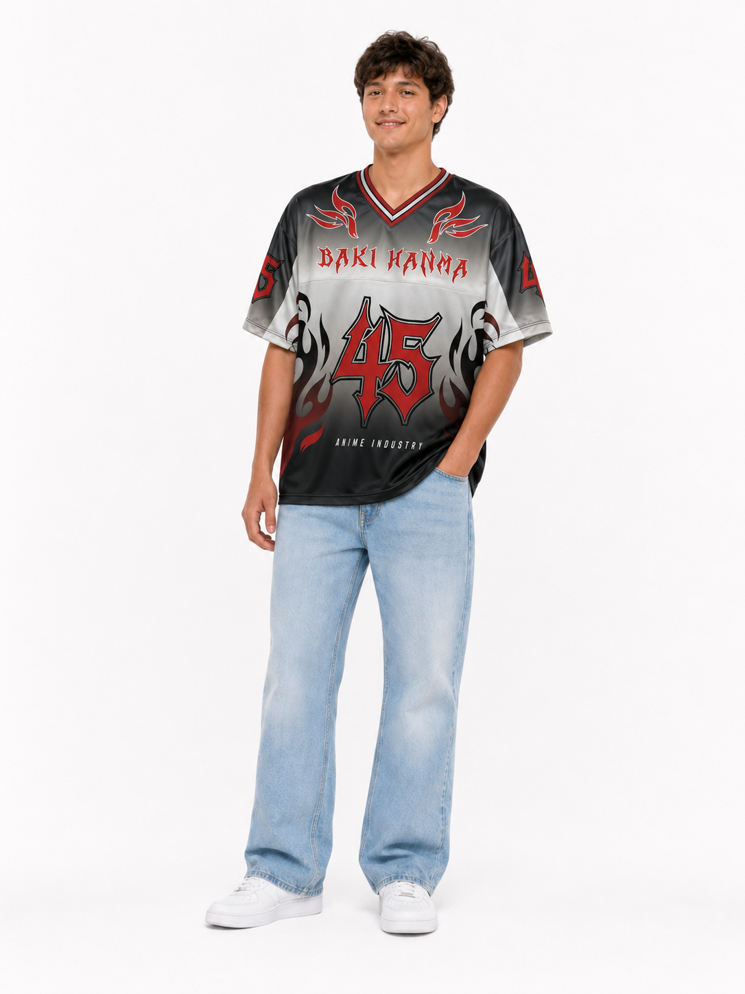 Baki Hanma Anime Soccer Jersey