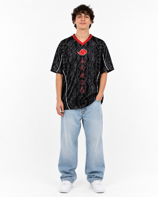 Akatsuki Cloud Anime Soccer Jersey