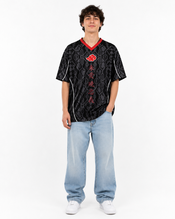 Akatsuki Cloud Anime Soccer Jersey