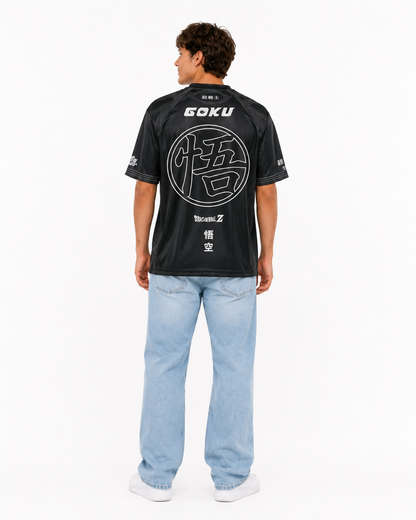 Black Goku Anime Soccer Jersey