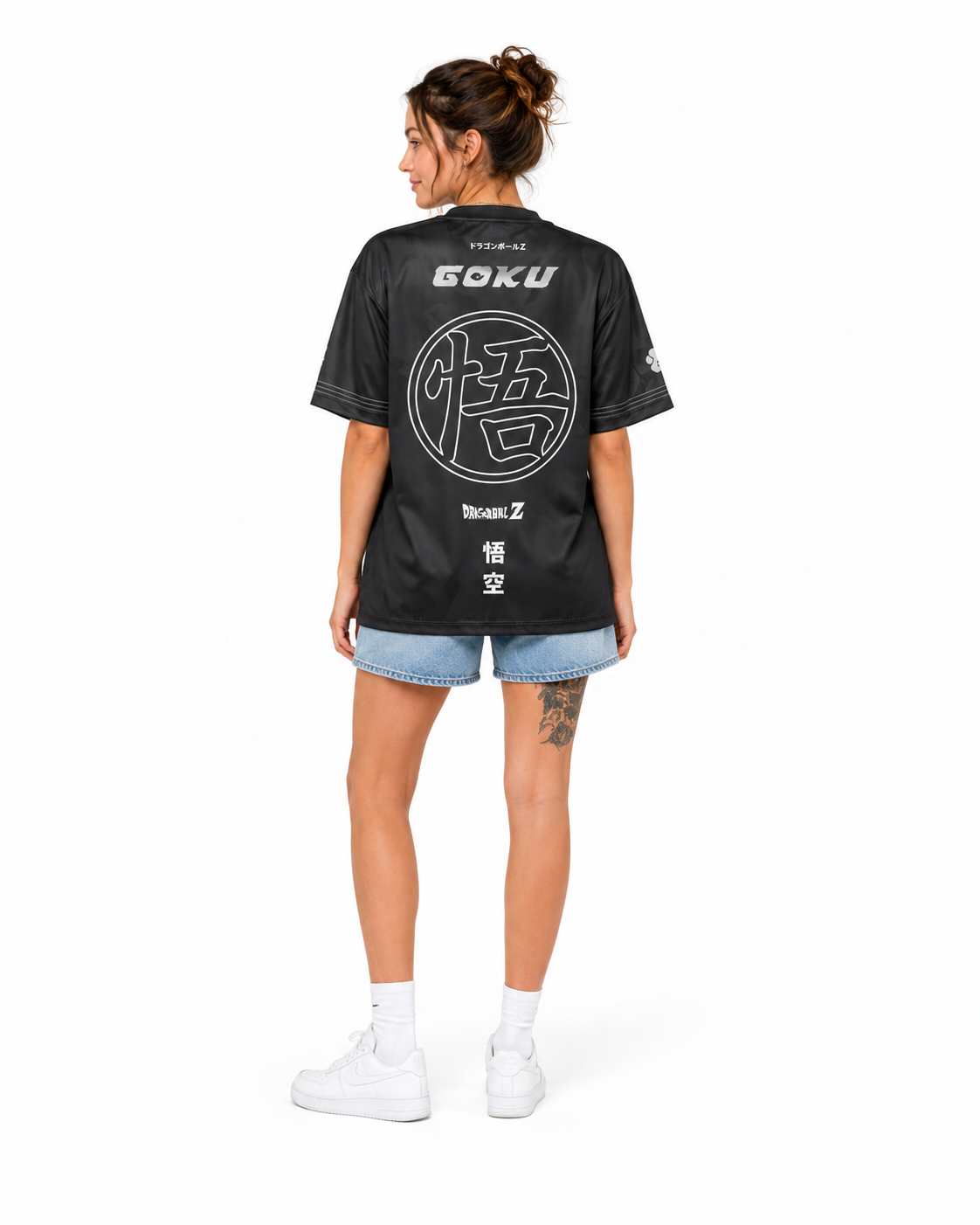 Black Goku Anime Soccer Jersey