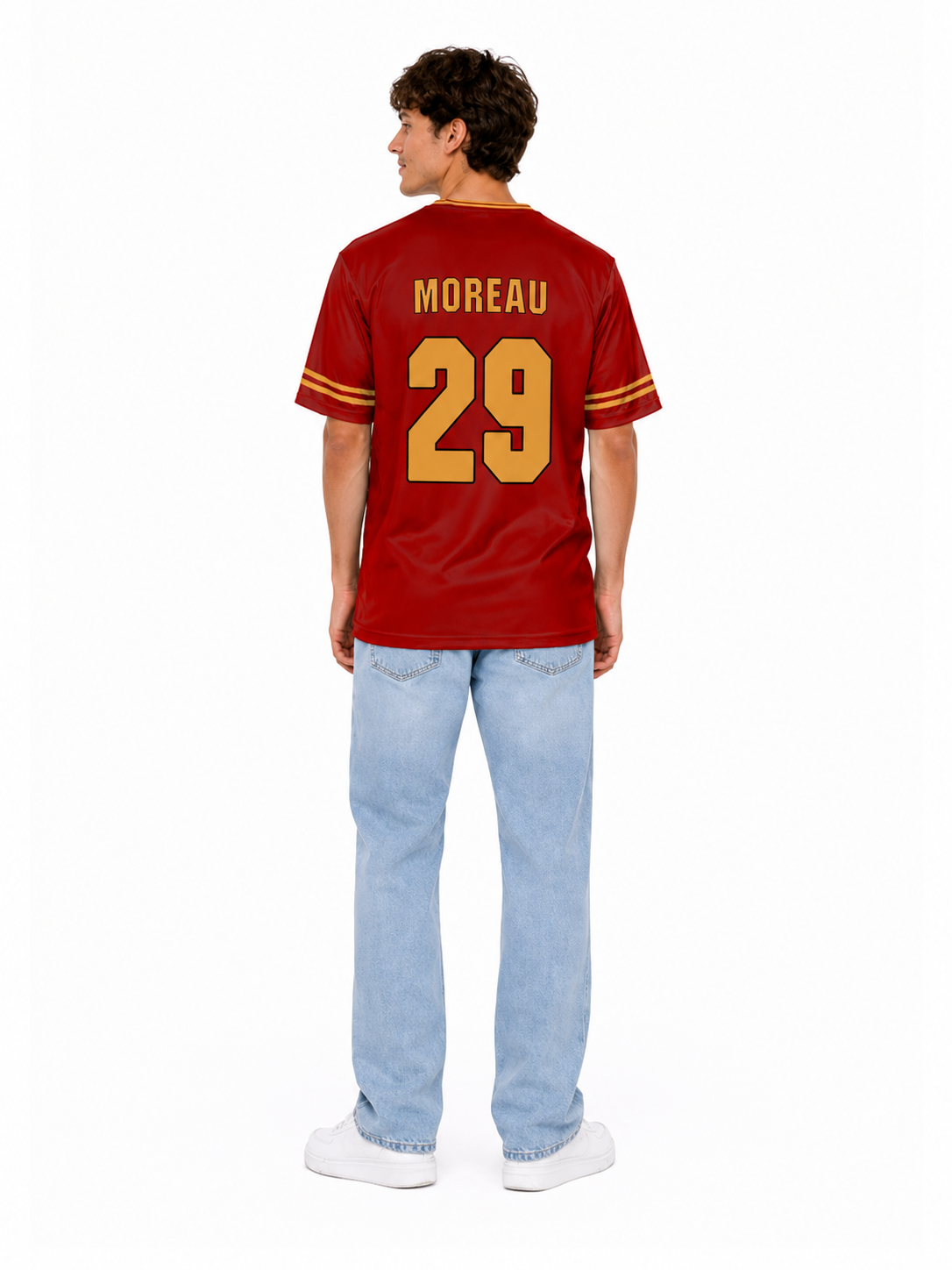 Foxhole Court Red Lacrosse Jerseys