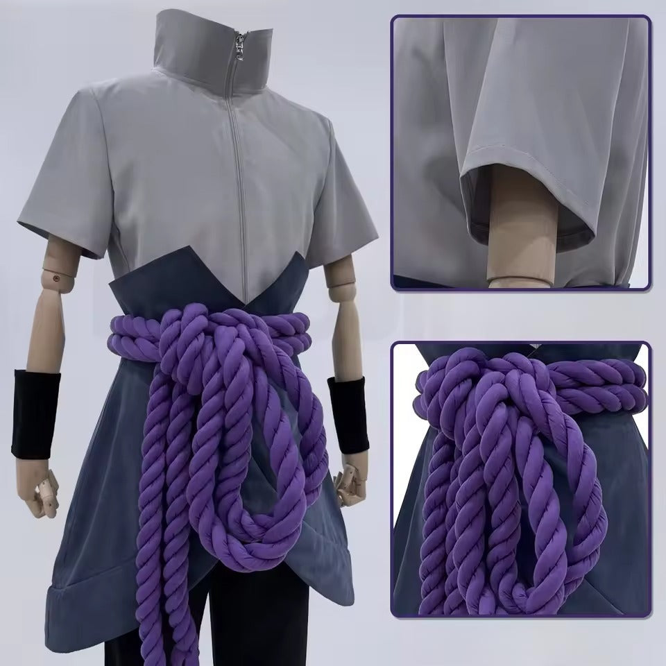 Sasuke Uchiha Cape complète - Costume de cosplay Naruto