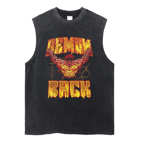 Yujiro Hanma "Demon Back" Vintage Tank Top