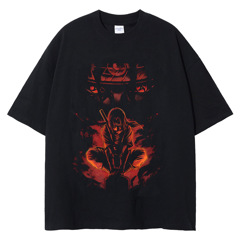 T-shirt vintage Itachi Uchiha « Tueur du clan »