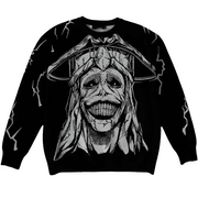 Solo Leveling Statue of God Knit Sweater