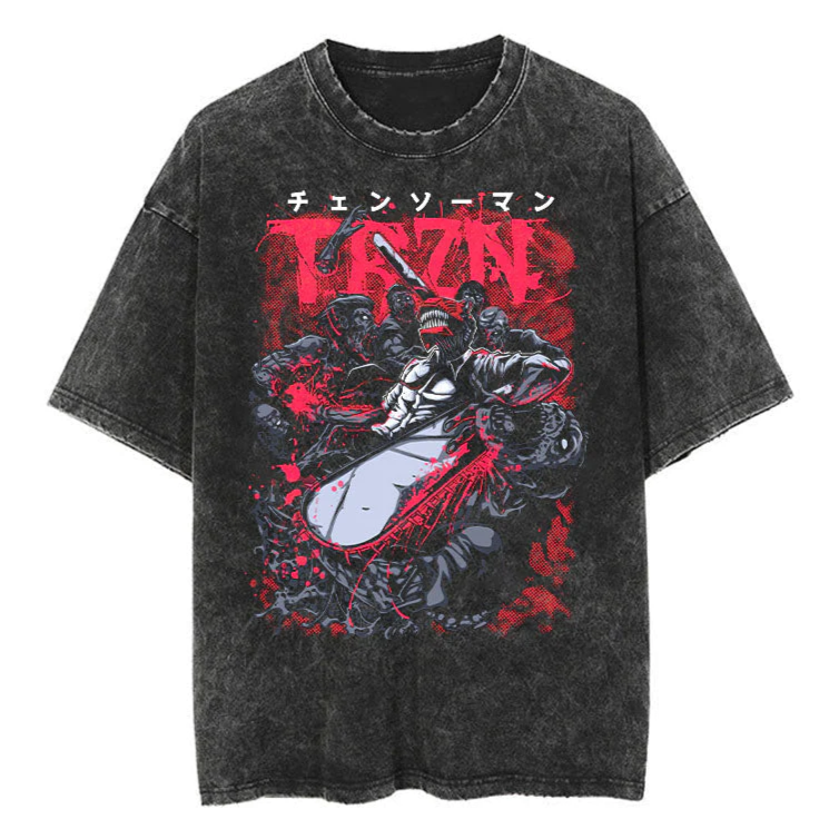 Chainsaw Man Vintage T-shirts Pack