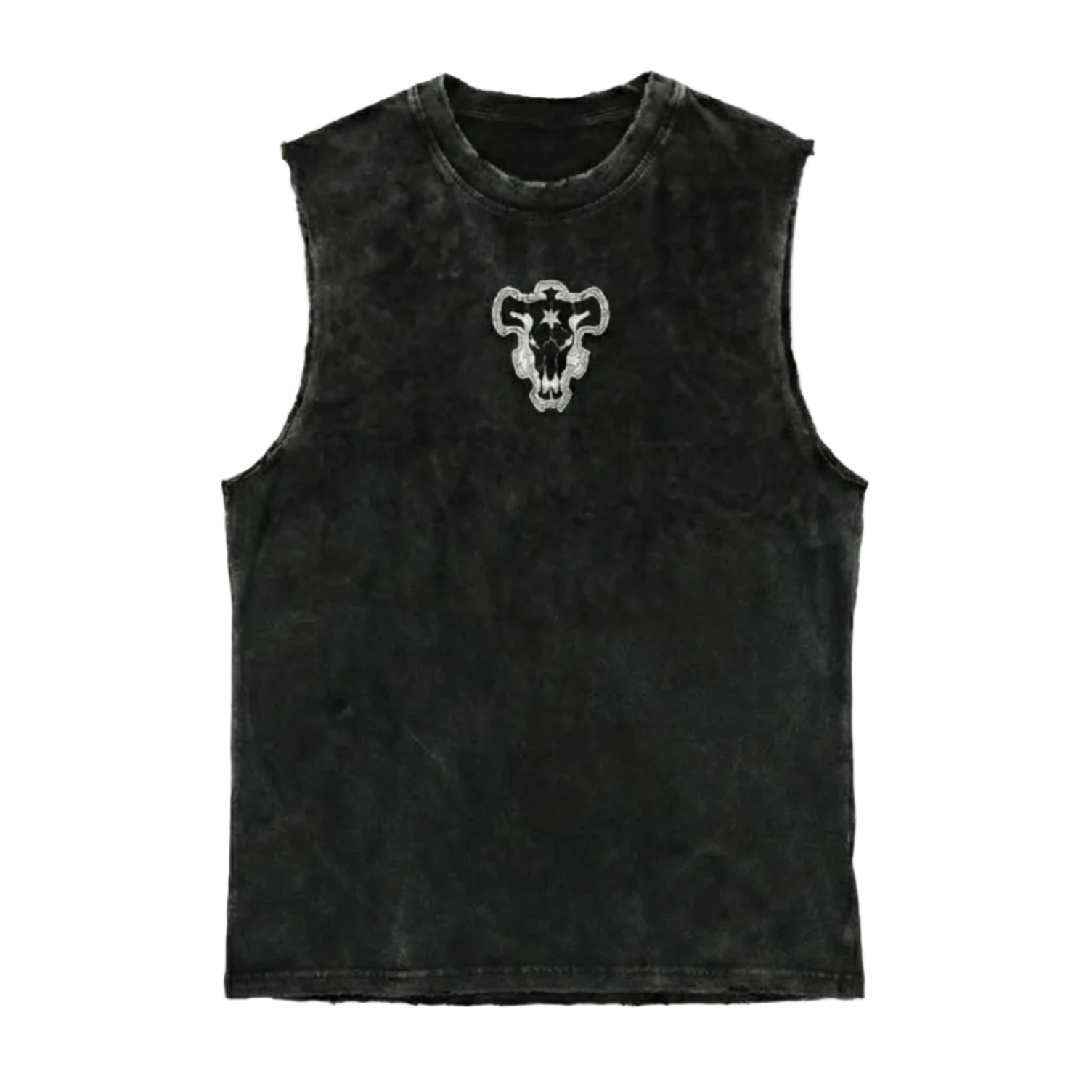 Black Clover „Black Bulls Emblem“ Acid Wash Tanktop