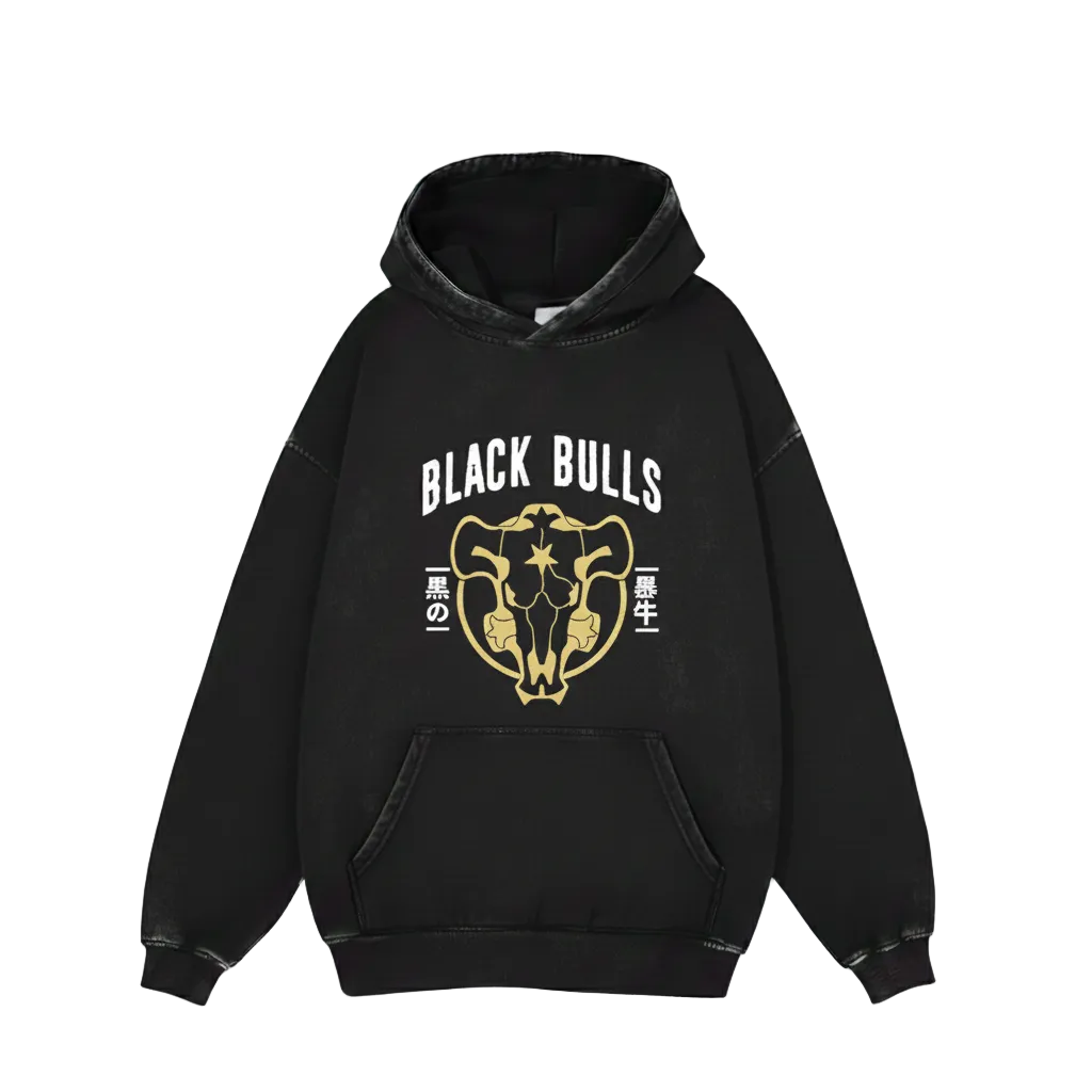 Black Clover "Black Bulls Varsity" Hoodie