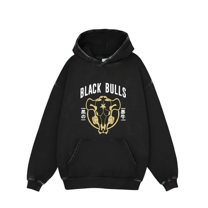Black Clover "Black Bulls Varsity" Hoodie