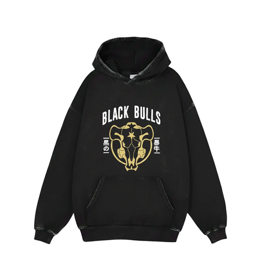 Black Clover "Black Bulls Varsity" Hoodie