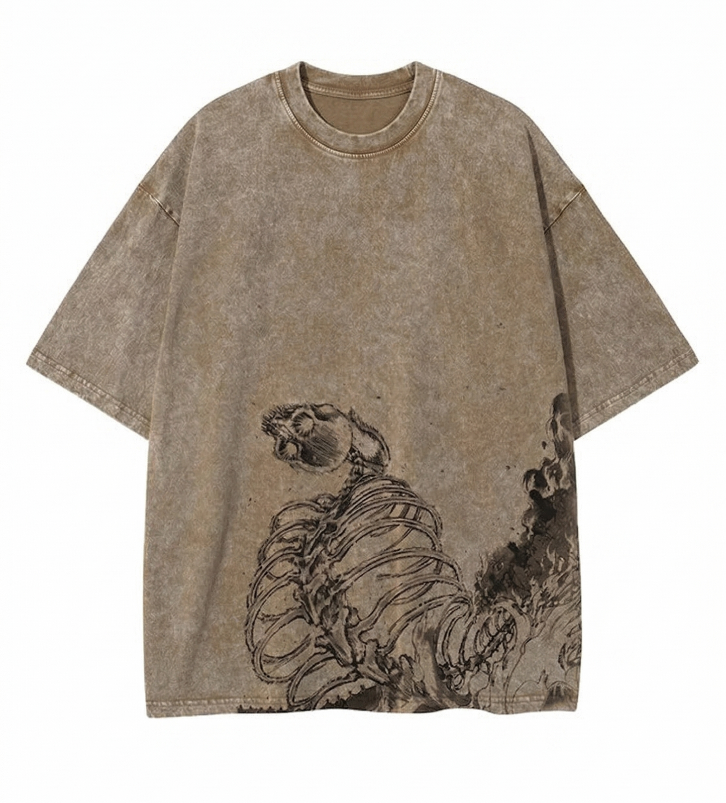 T-shirt vintage squelette du Titan Fondateur