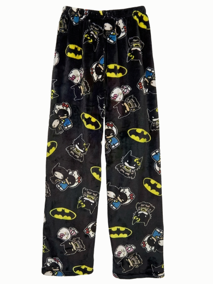 Hello Kitty x Batman Plush Pajama Pants