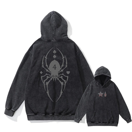 Spider 4 HXH vintage anime hoodie
