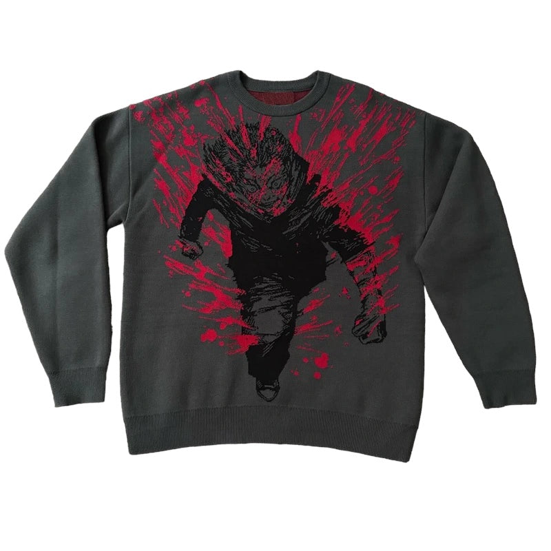 Yuji Itadori Knit Sweater