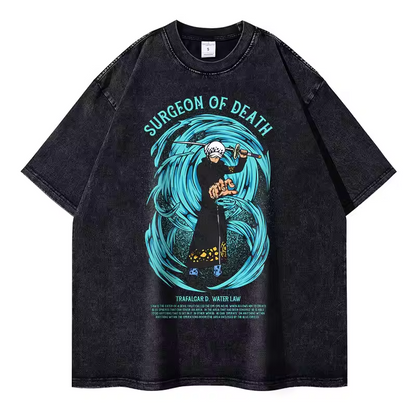 Trafalgar Law "Surgeon Of Death" Vintage T-shirt