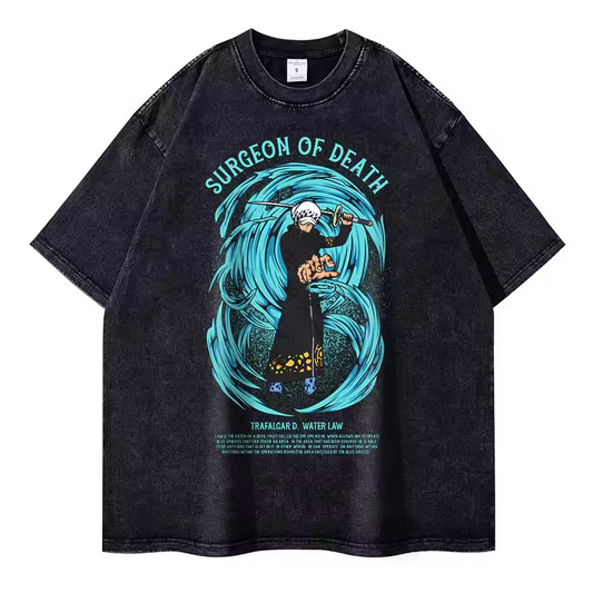 Trafalgar Law "Surgeon Of Death" Vintage T-shirt