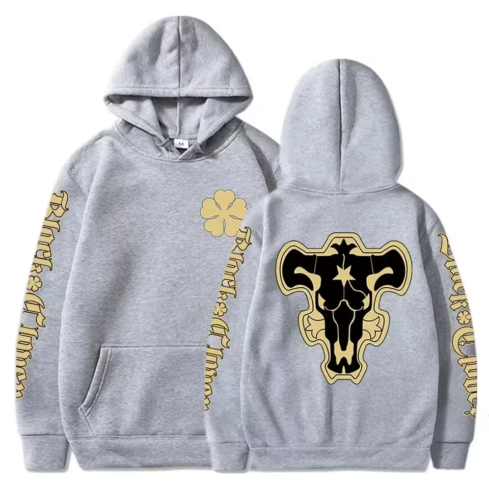 Black Clover „Black Bulls Gold“ Streetwear Hoodie