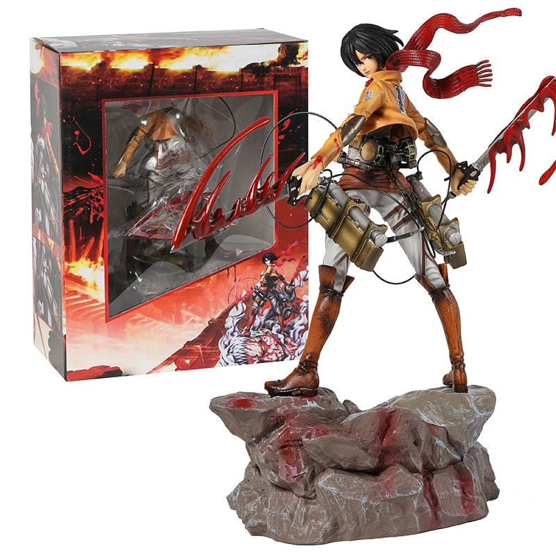Levi & Mikasa Kampf-Diorama-Set