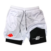 Naruto Double Layer Gym Shorts