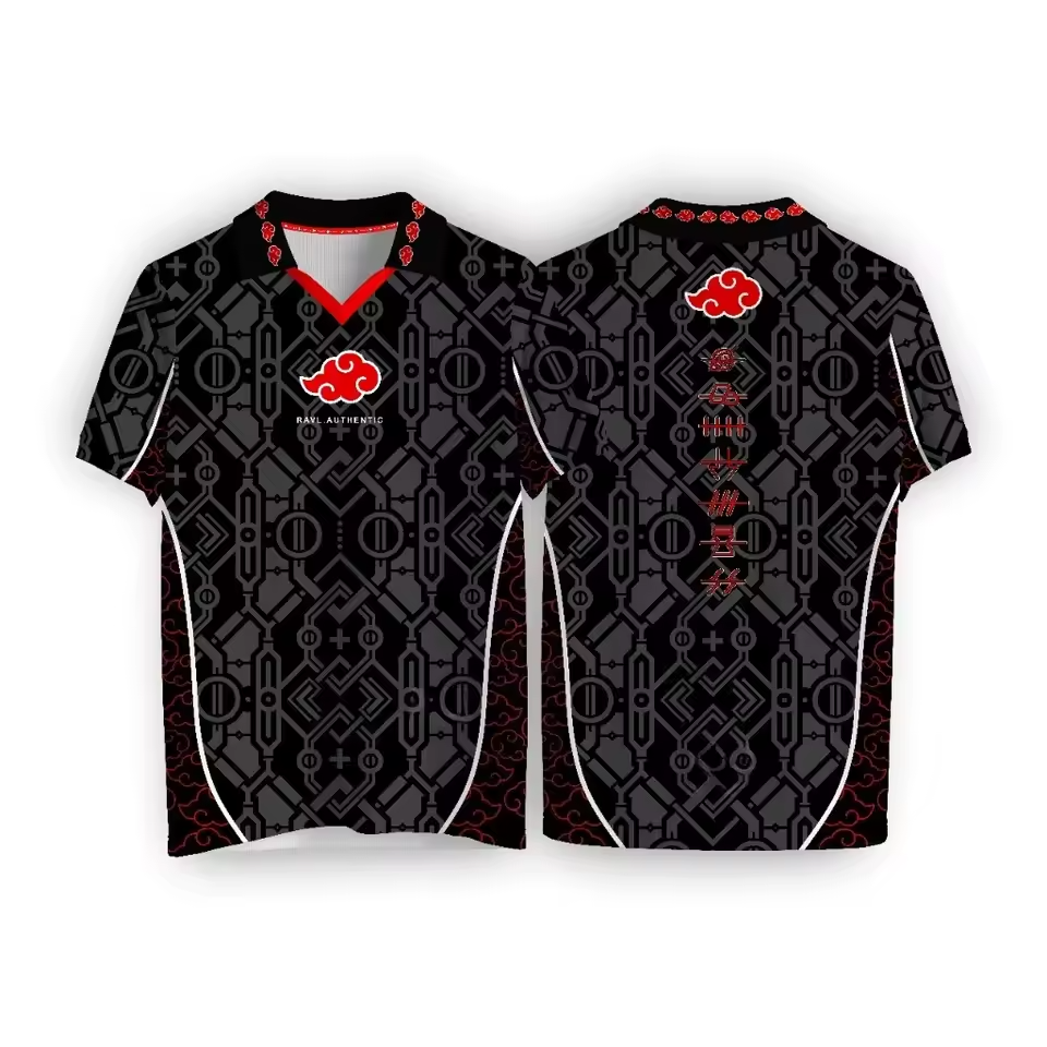 Akatsuki Cloud Anime Soccer Jersey