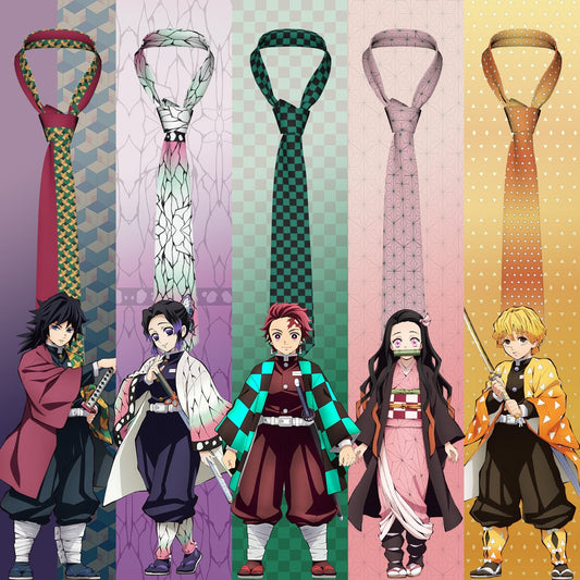 Demon Slayer Cosplay Ties Collection