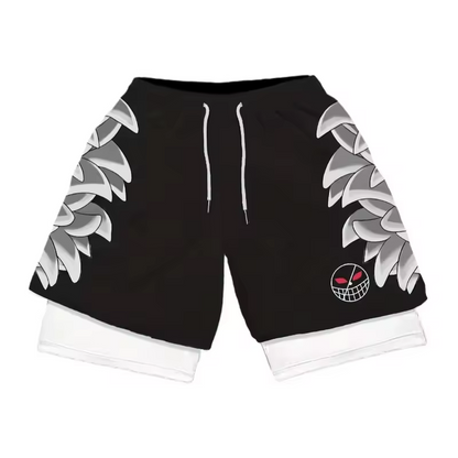 Doflamingo Double Layer Gym Shorts