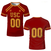 Foxhole Court Red Lacrosse Jerseys