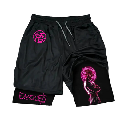 Dragon Ball Double Layer Gym Shorts