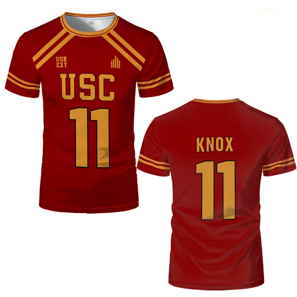 Foxhole Court Red Lacrosse Jerseys