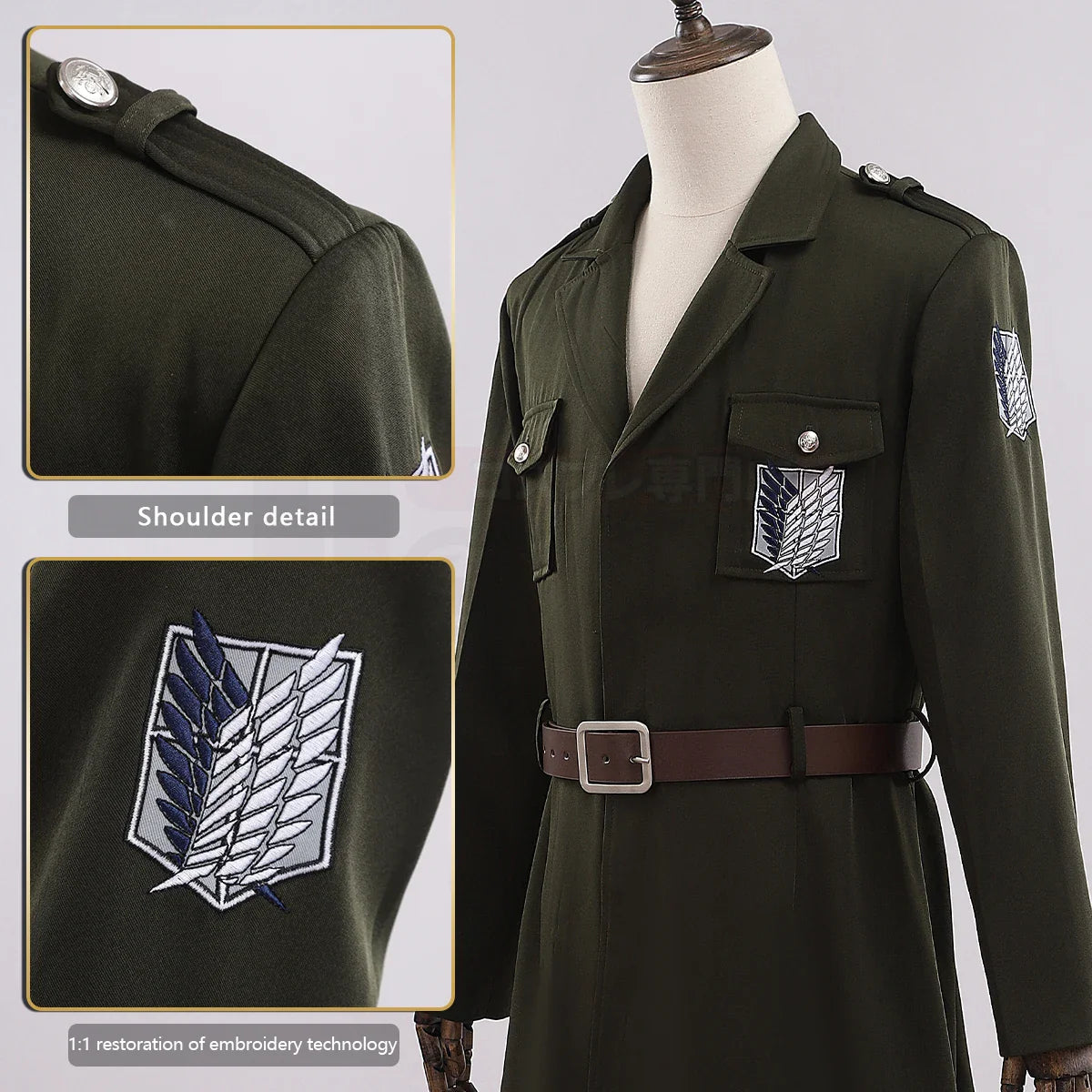 Attack on Titan komplettes Cosplay