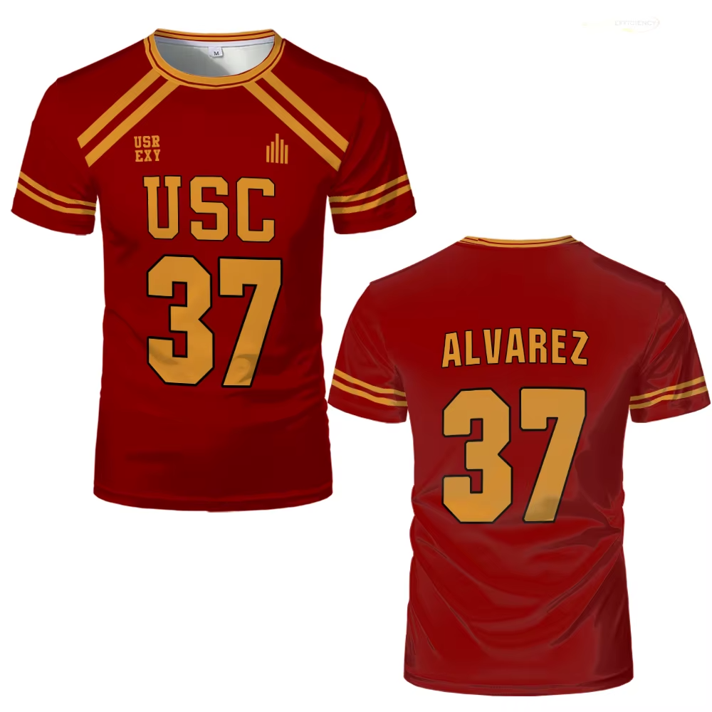 Foxhole Court Red Lacrosse Jerseys